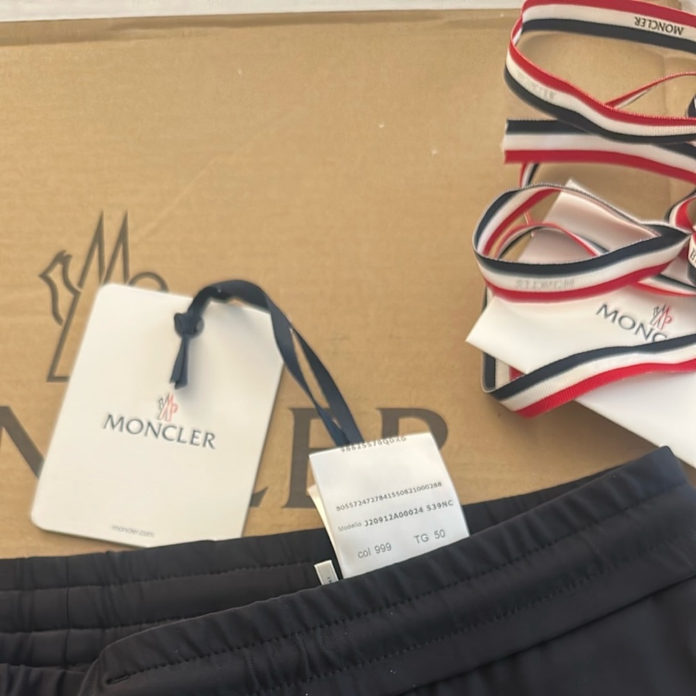 Moncler Black Sweatpants Stylish and Versatile